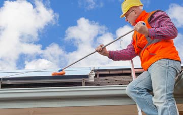 Glaston soft wash roof cleaning